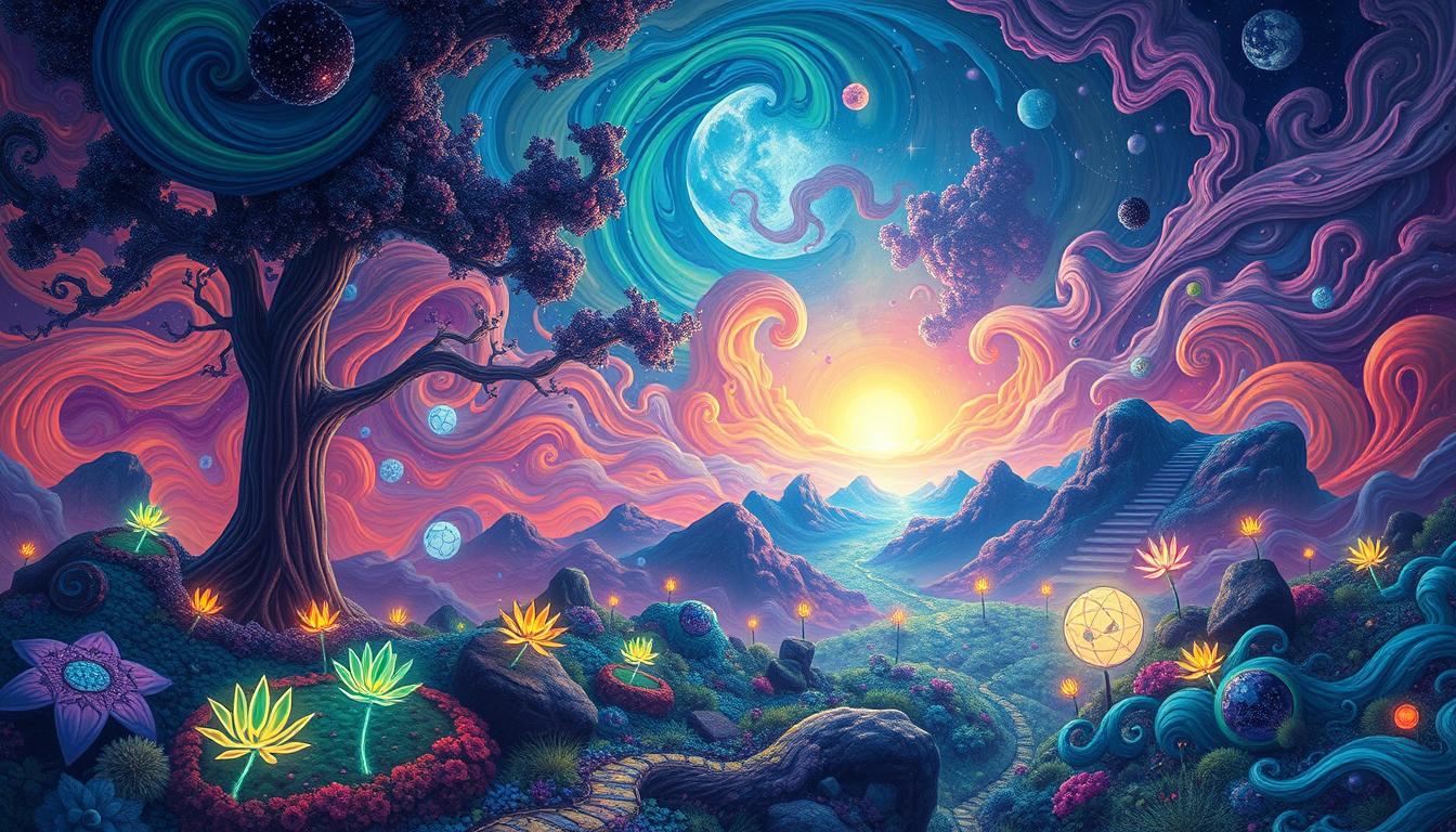 DMT trip environment